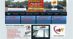 Desktop Screenshot of deeringssales.com